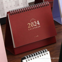Solid color desktop custom printing desk 2022 calendar